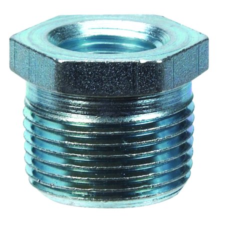 BILLCO Corporation 1/2 in. MPT X 1/4 in. D MPT Galvanized Hex Bushing 753288000056